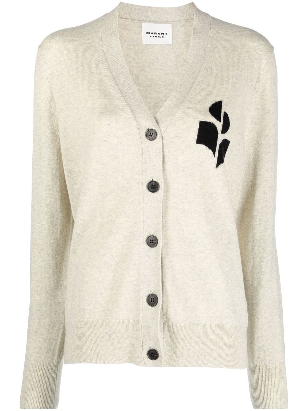 Marant Etoile Sweaters Light Grey Cotton