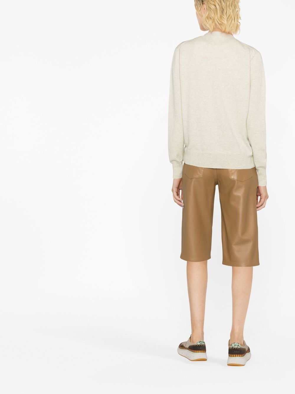 Marant Etoile Sweaters Light Grey Cotton