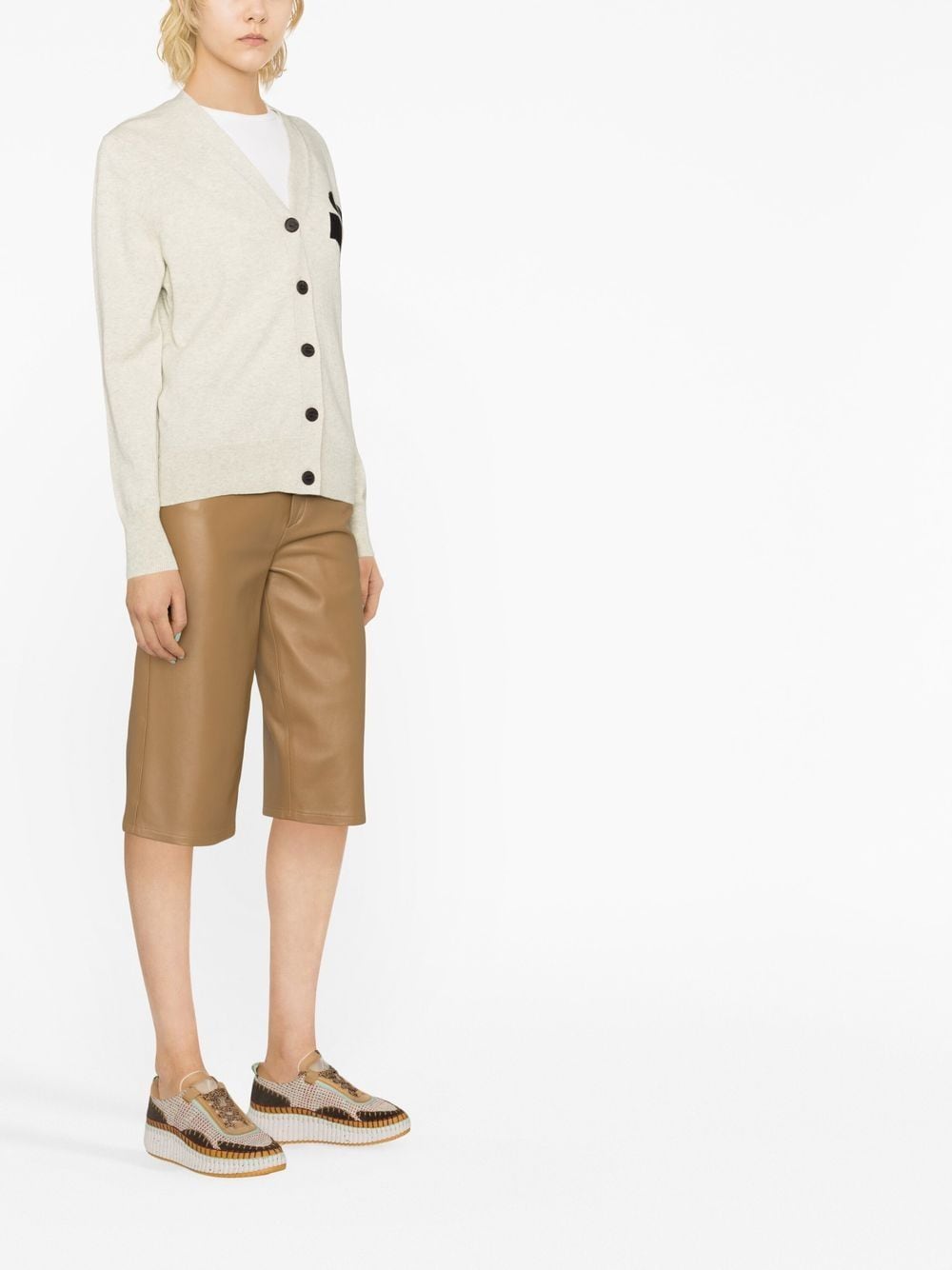 Marant Etoile Sweaters Light Grey Cotton