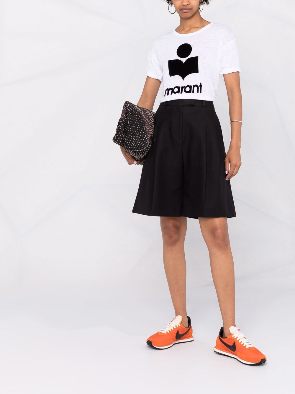 Marant Etoile T-Shirts And Polos White Linen/flax
