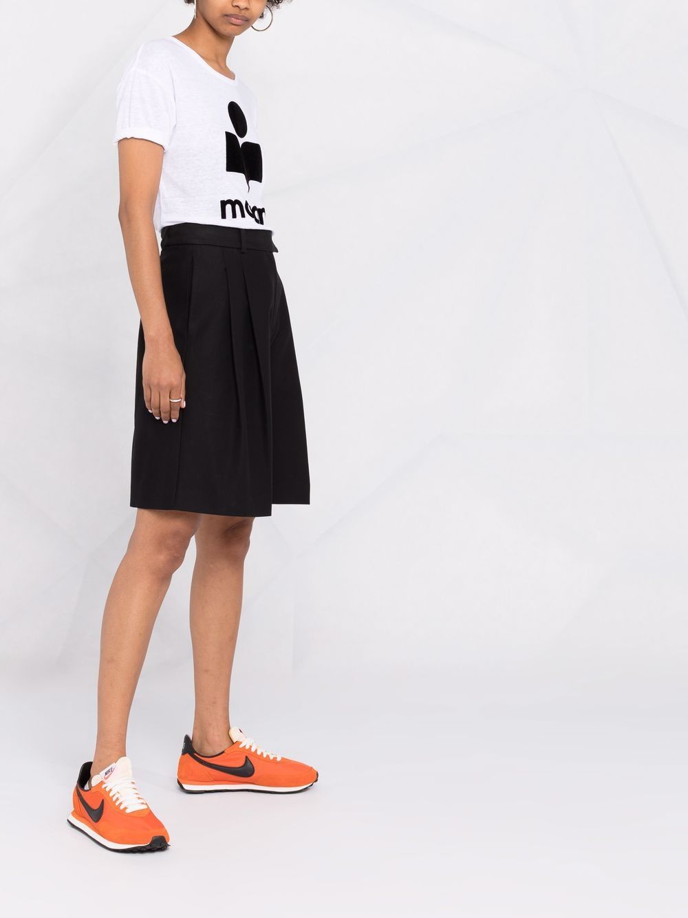 Marant Etoile T-Shirts And Polos White Linen/flax