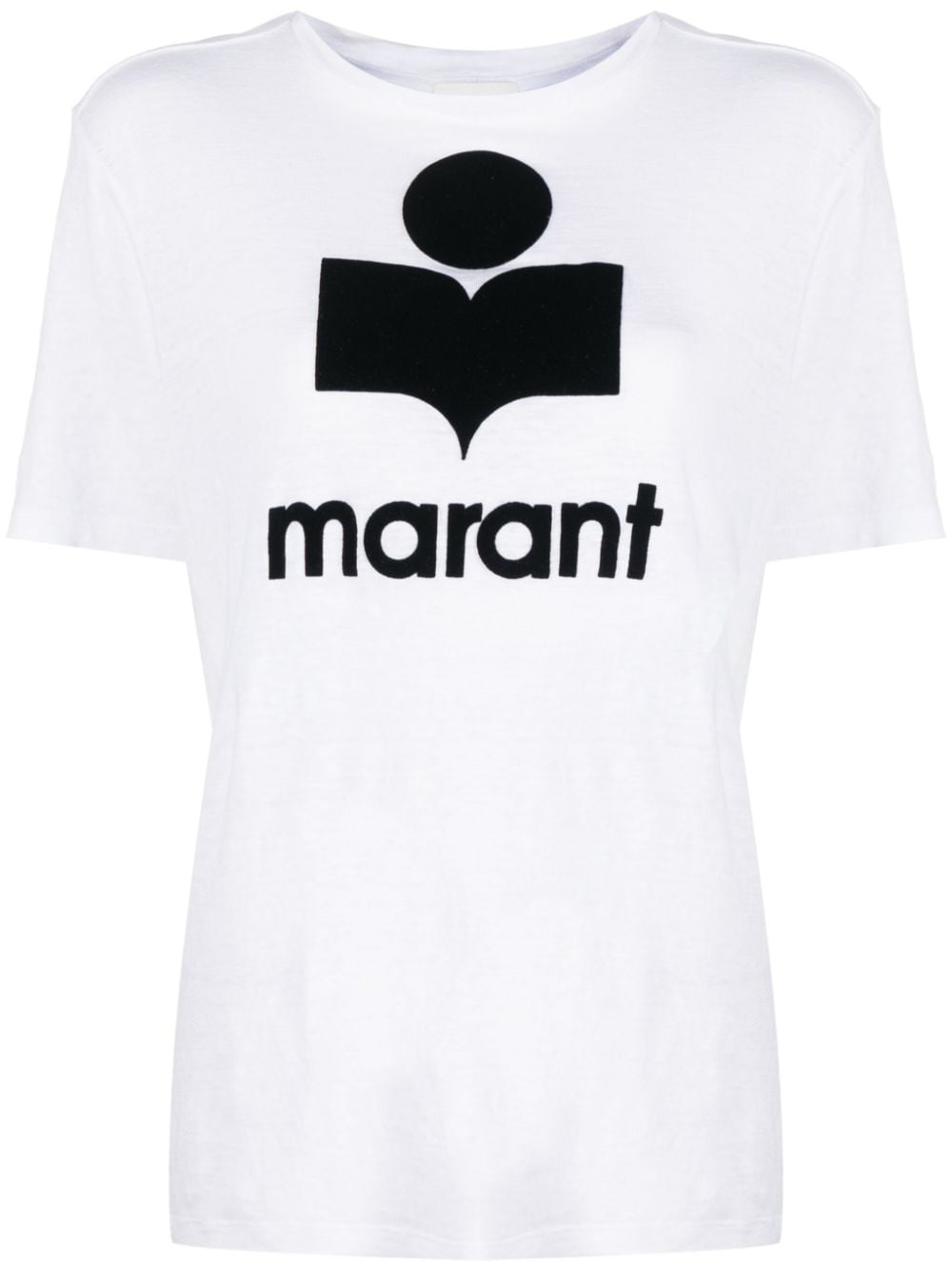 Marant Etoile T-Shirts And Polos White Linen/flax