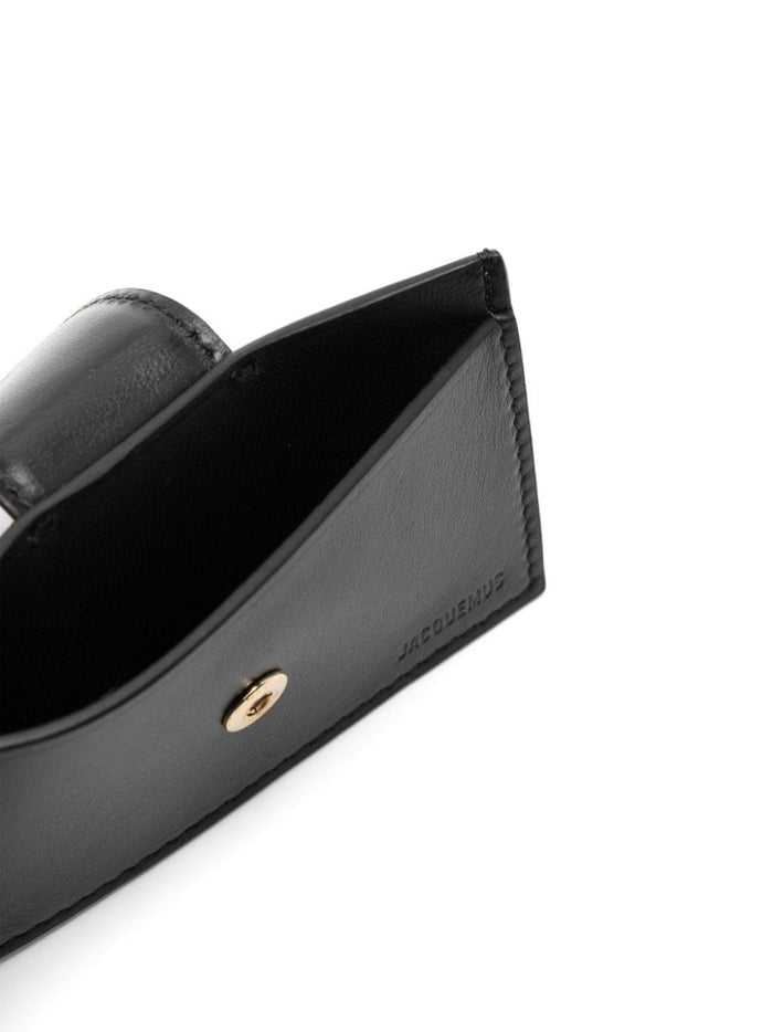 Jacquemus Wallets Black Cow Leather/lamb Leather