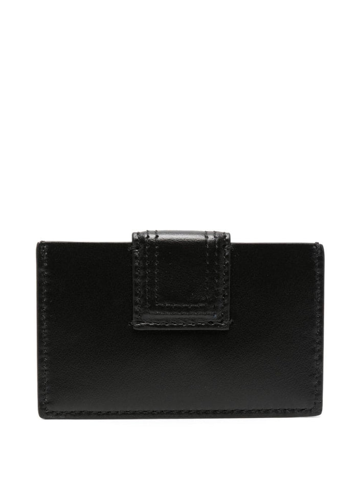 Jacquemus Wallets Black Cow Leather/lamb Leather