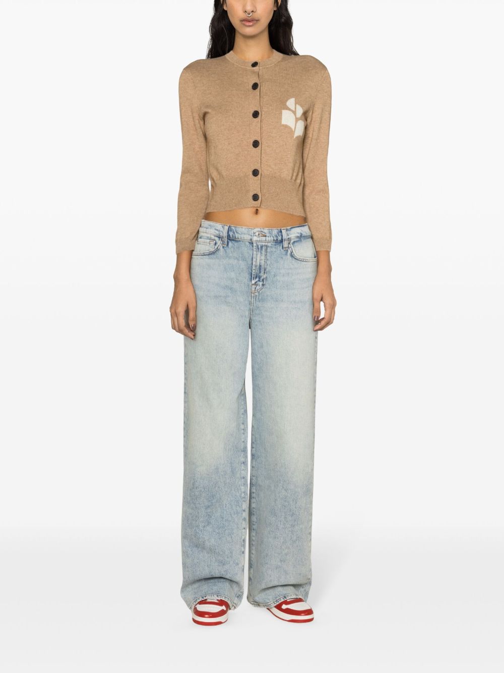 Marant Etoile Sweaters Camel Cotton