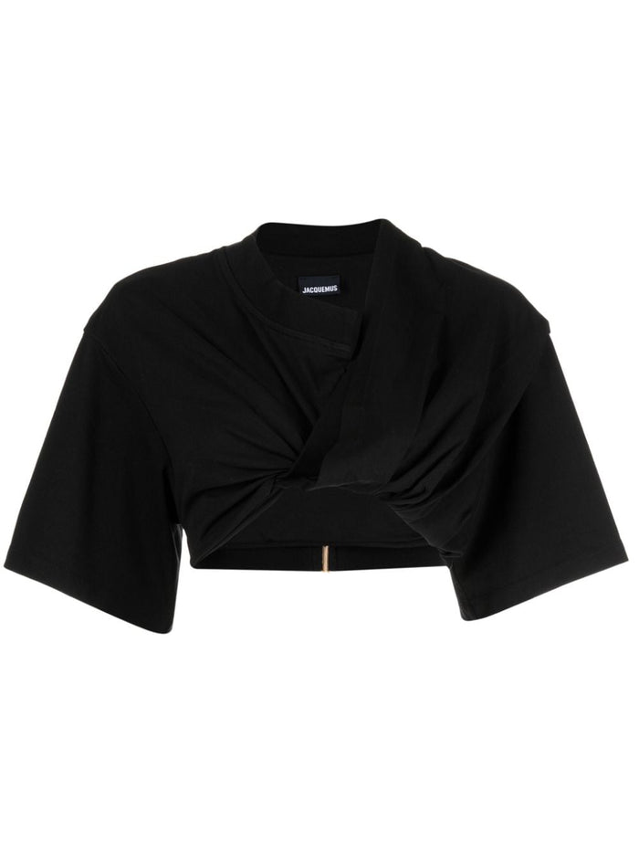 Jacquemus T-Shirts And Polos Black Wool