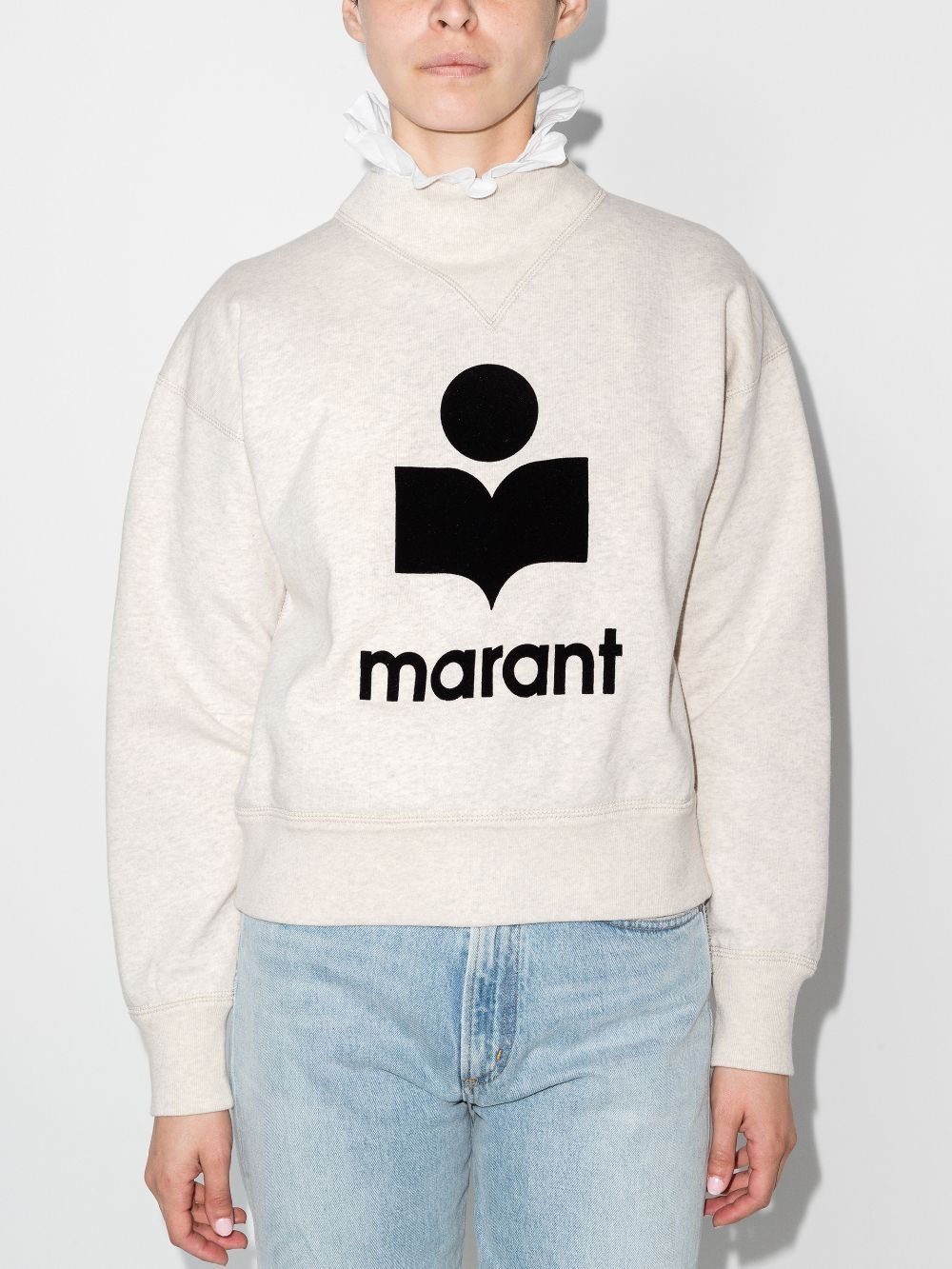 Marant Etoile Sweaters Beige Cotton