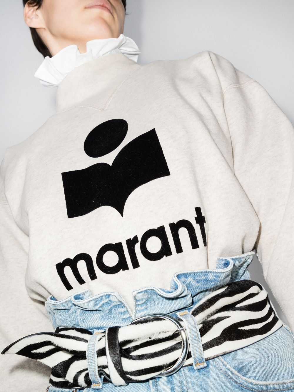 Marant Etoile Sweaters Beige Cotton