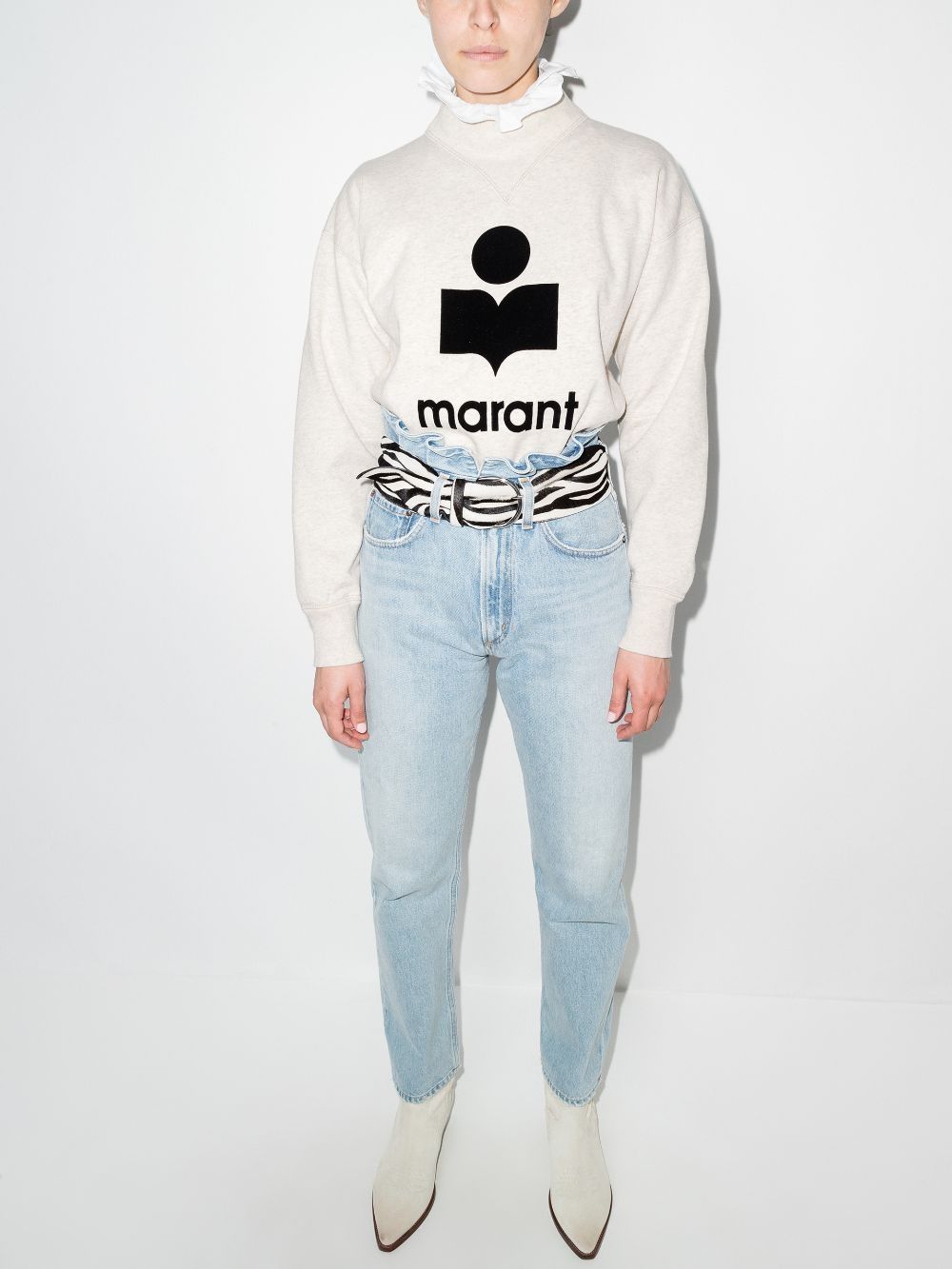 Marant Etoile Sweaters Beige Cotton