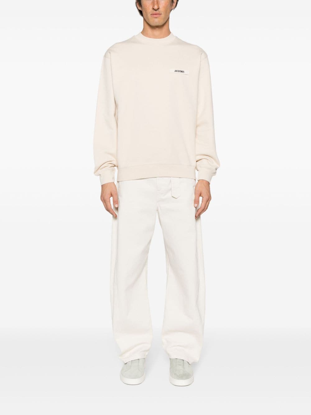 Jacquemus Sweaters Beige Cotton
