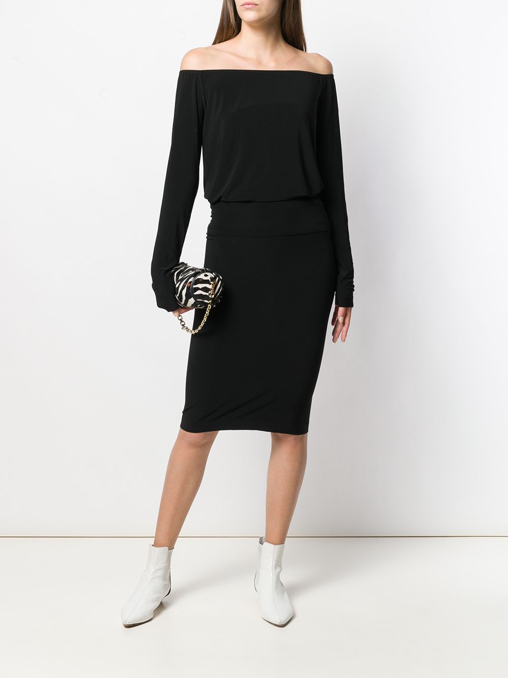 Norma Kamali Skirts Black Polyester Elastane