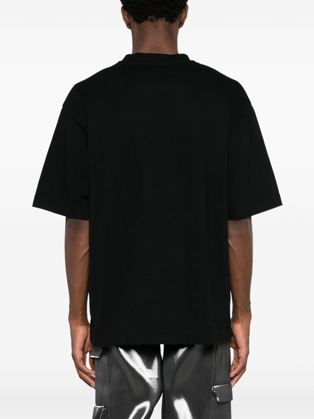 Off White T-Shirts And Polos Black Cotton