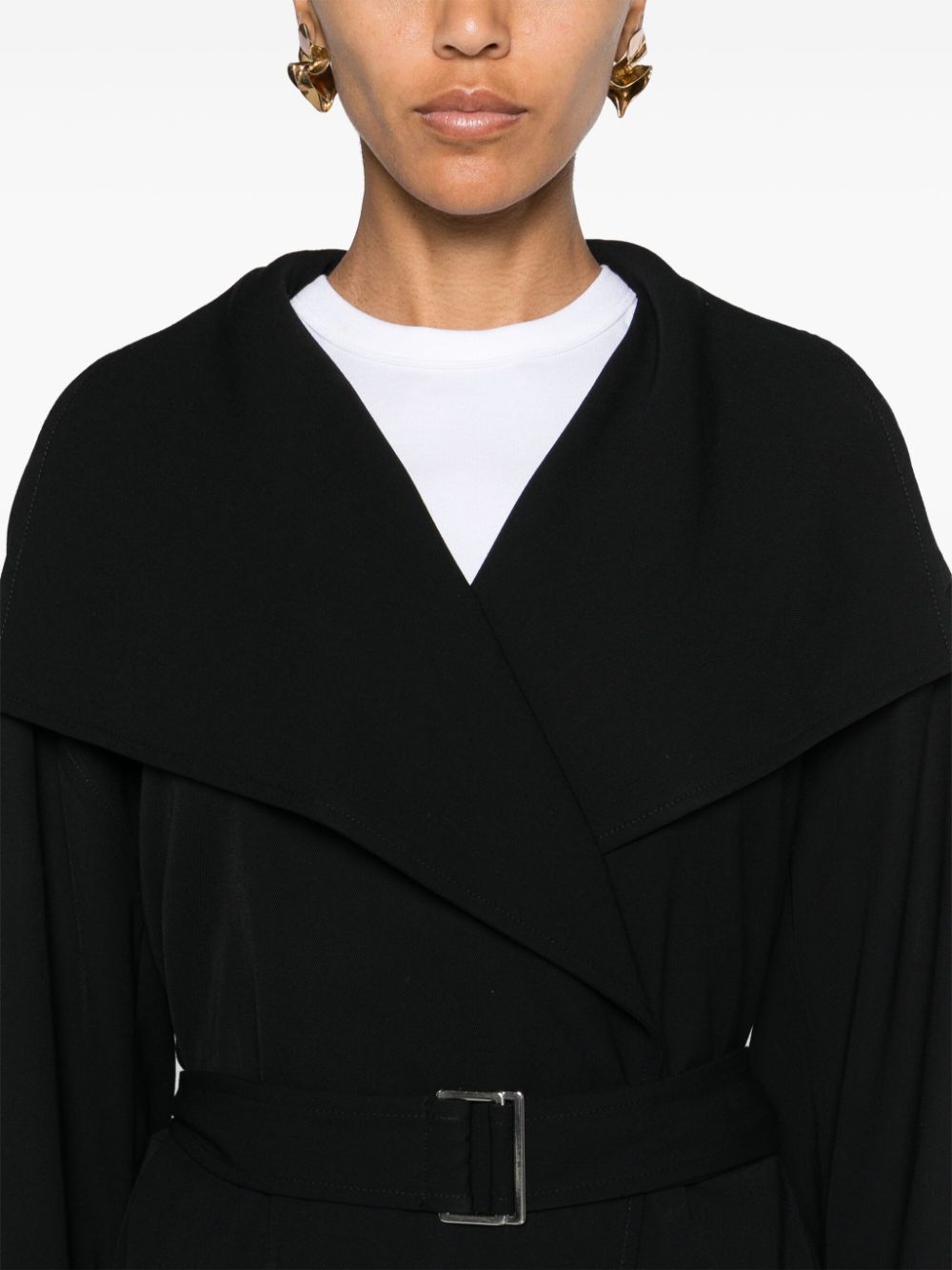TOTEME PRE Coats Black Elastane