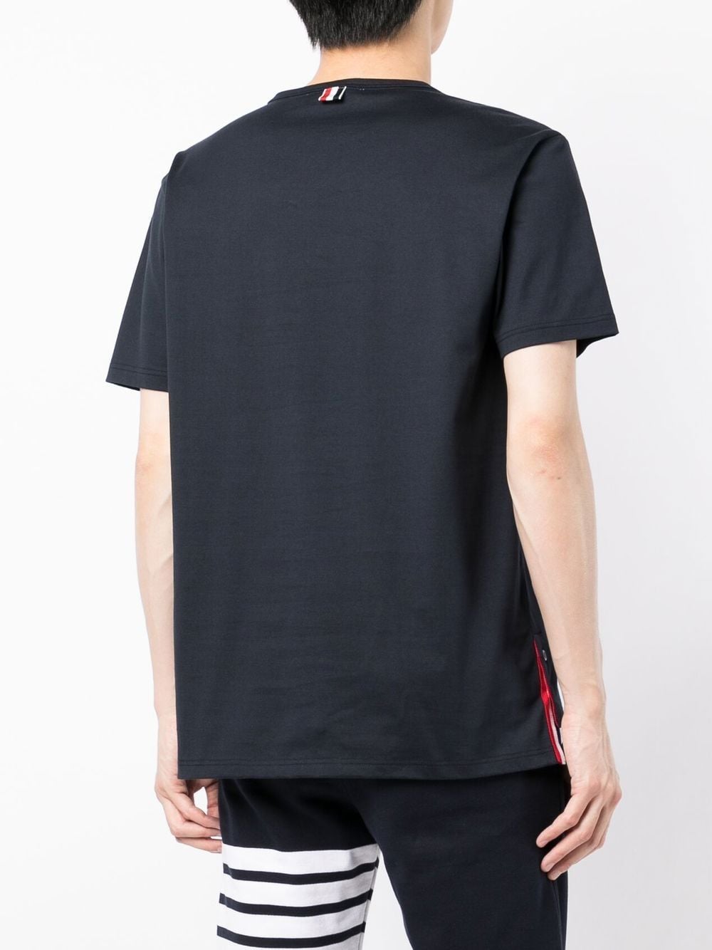 Thom Browne T-Shirts And Polos Blue Cottn