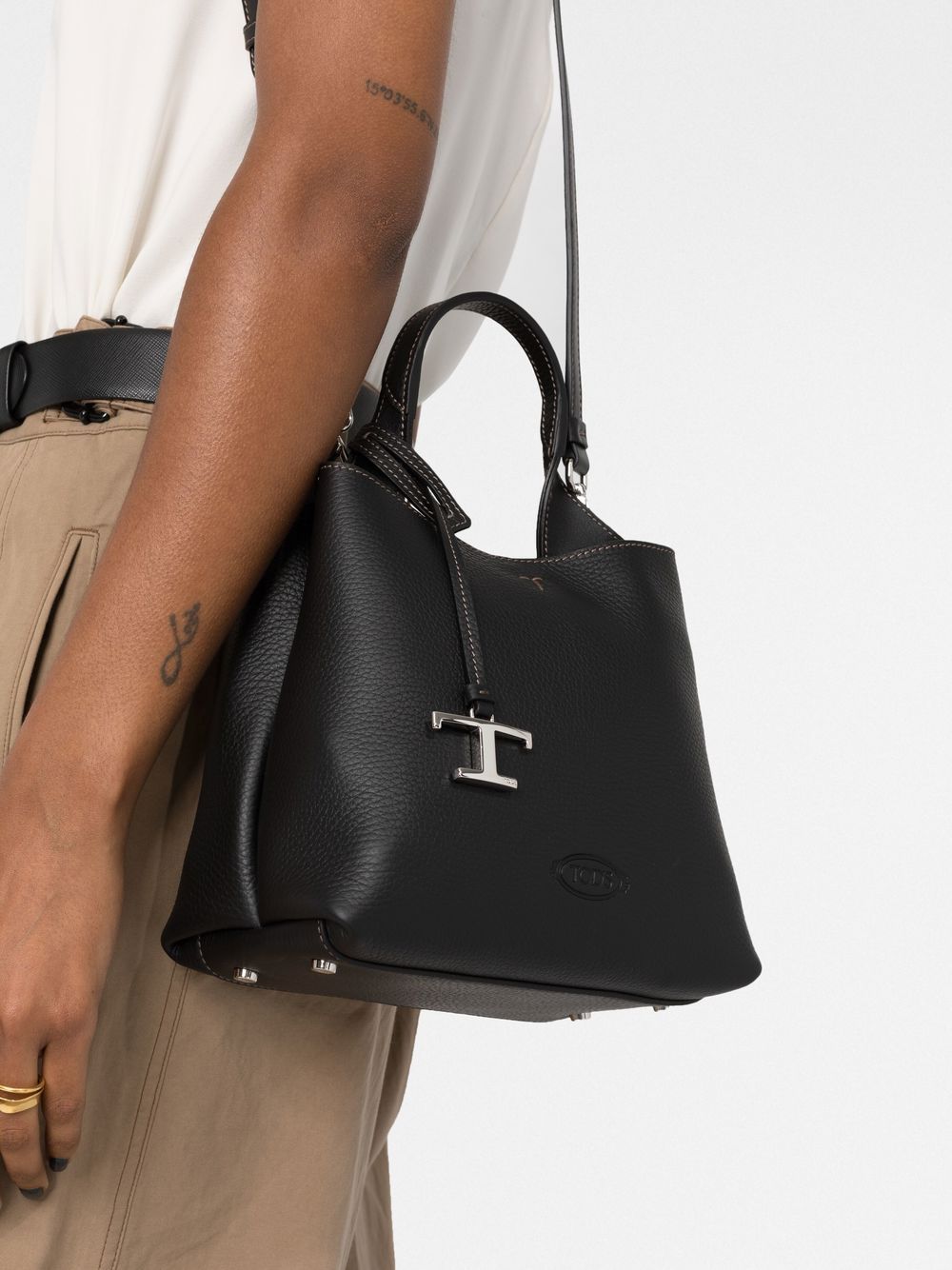 Tods Bags Black Calf Leather