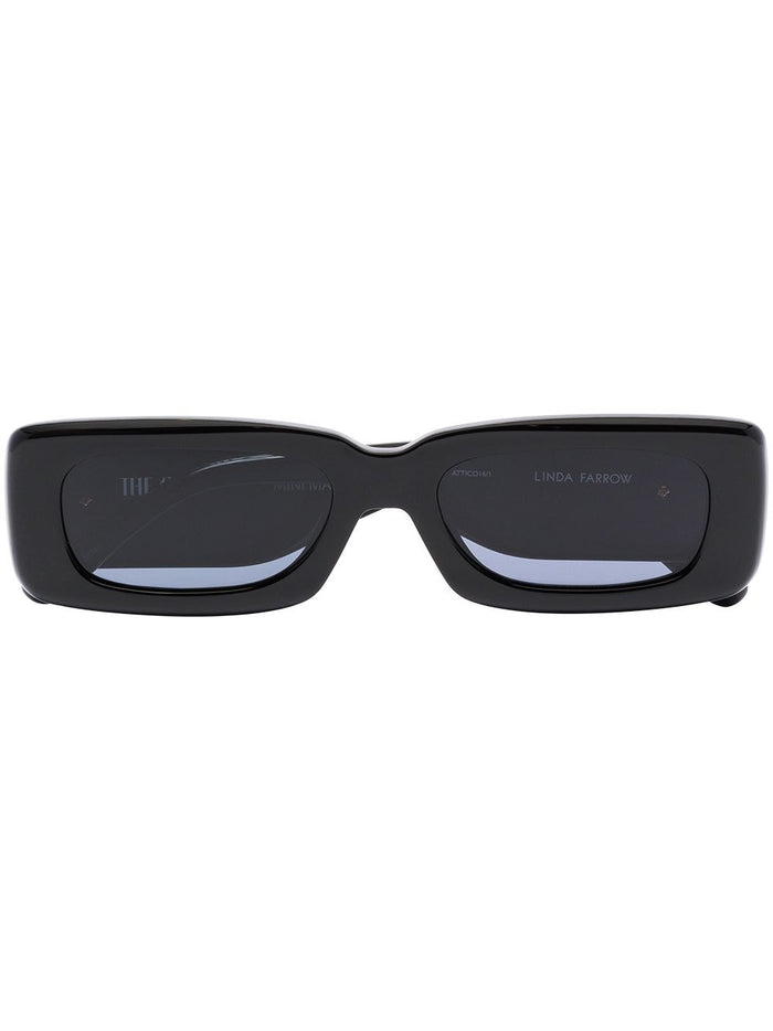 The Attico Sunglasses Black Acetate