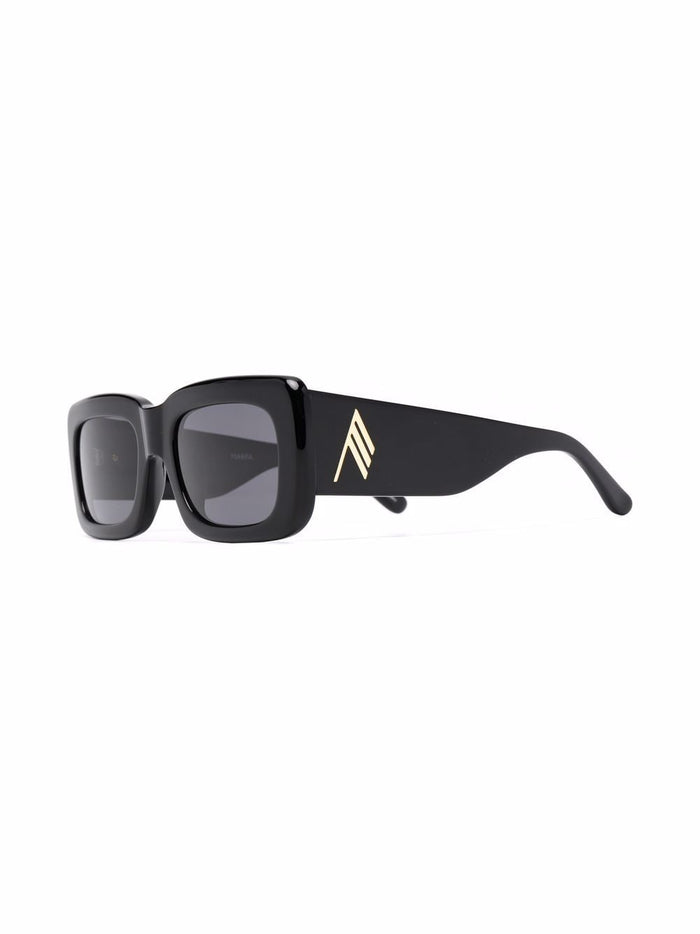 The Attico Sunglasses Black Acetate