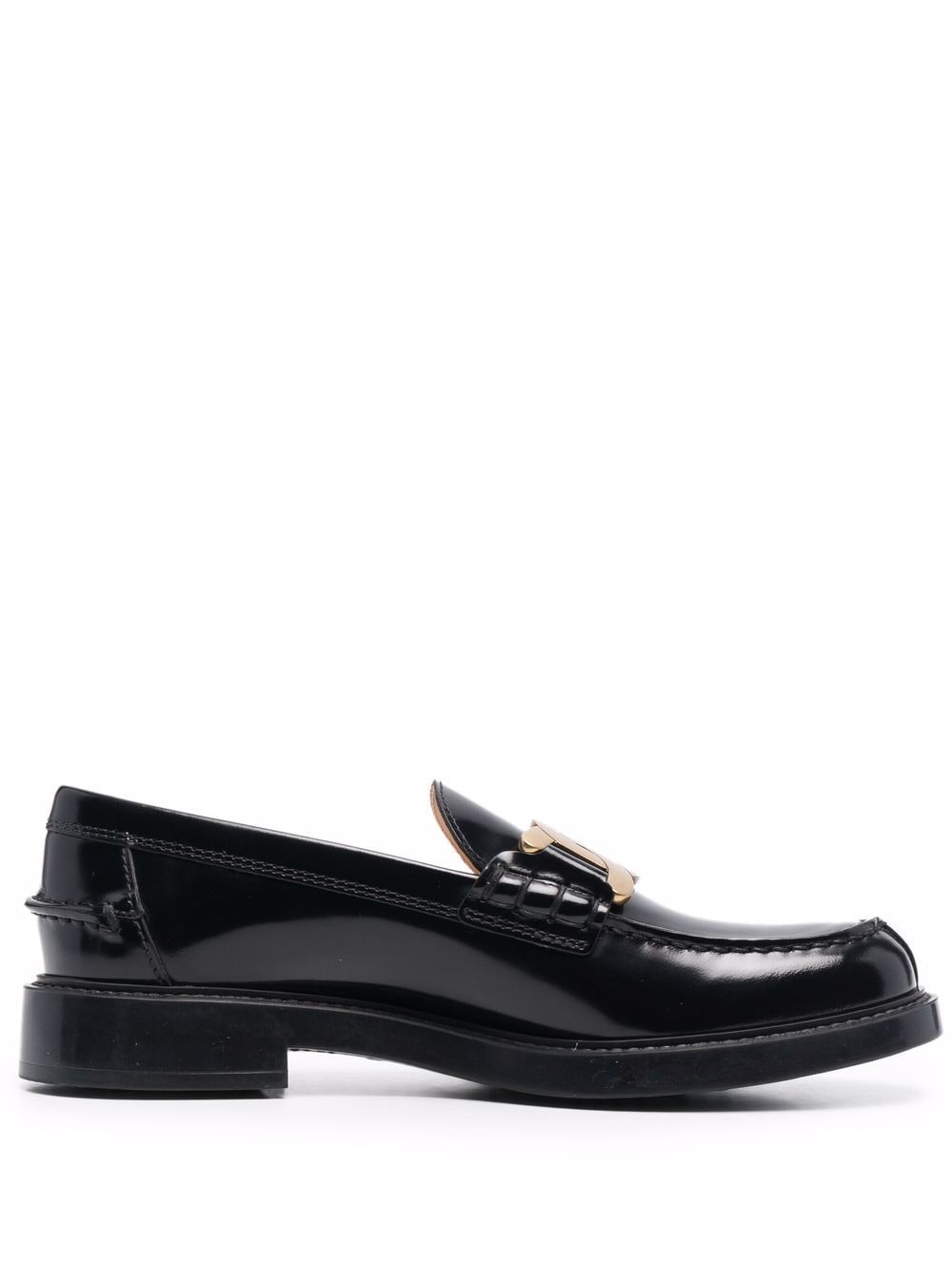 Tods Flat Shoes Black Leather