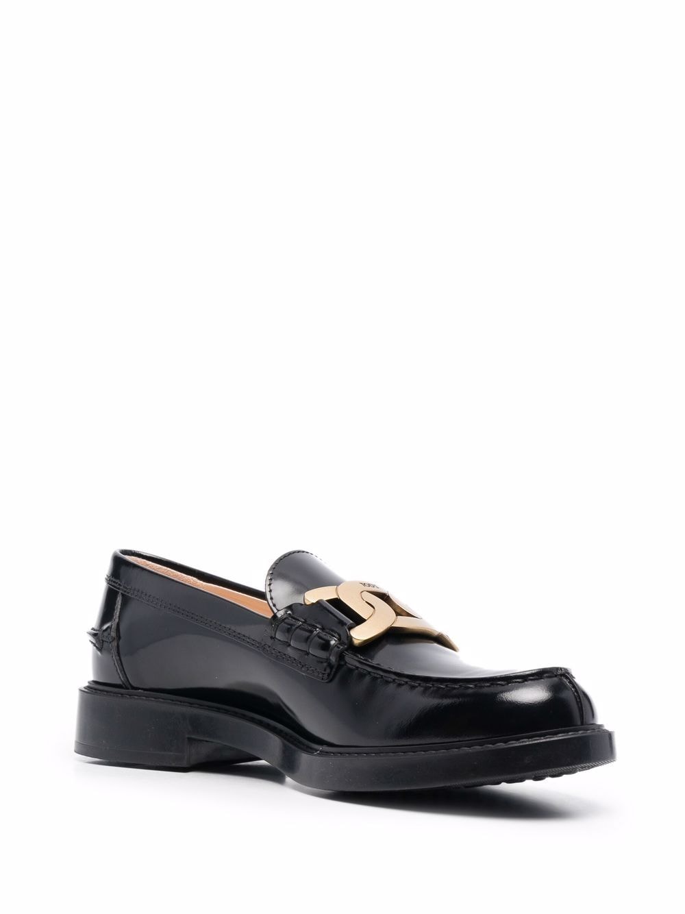 Tods Flat Shoes Black Leather