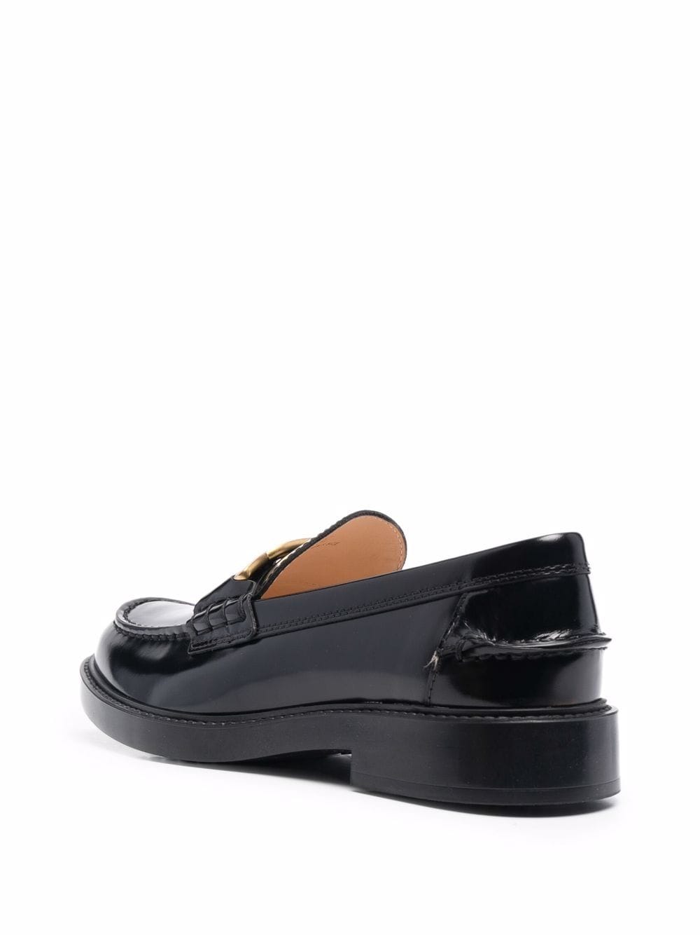 Tods Flat Shoes Black Leather