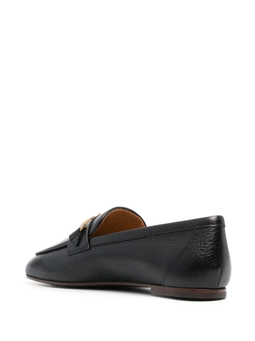 Tods Flat Shoes Black Calf Leather