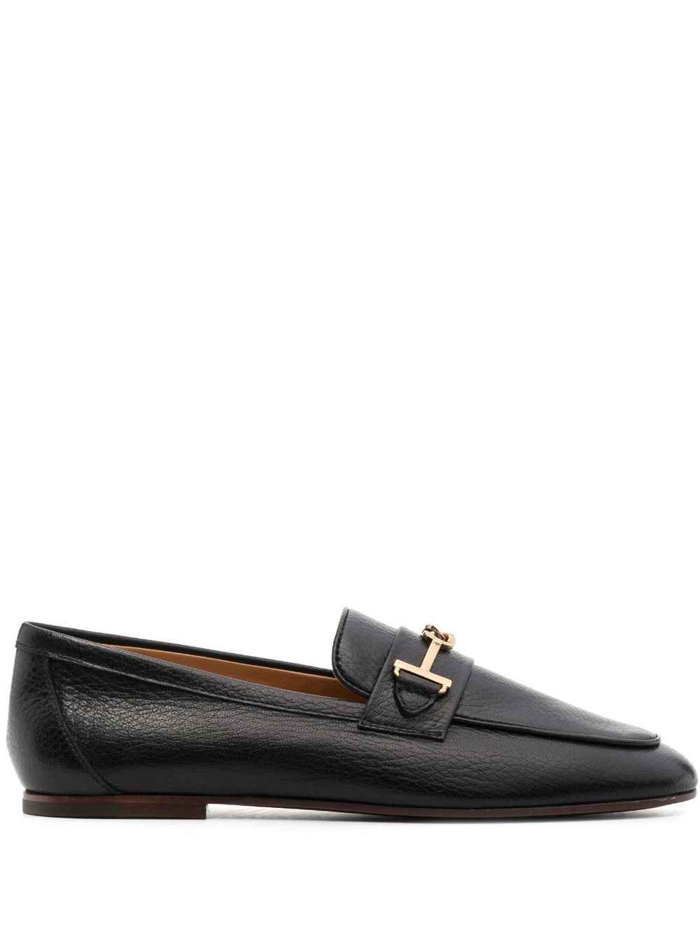 Tods Flat Shoes Black Calf Leather