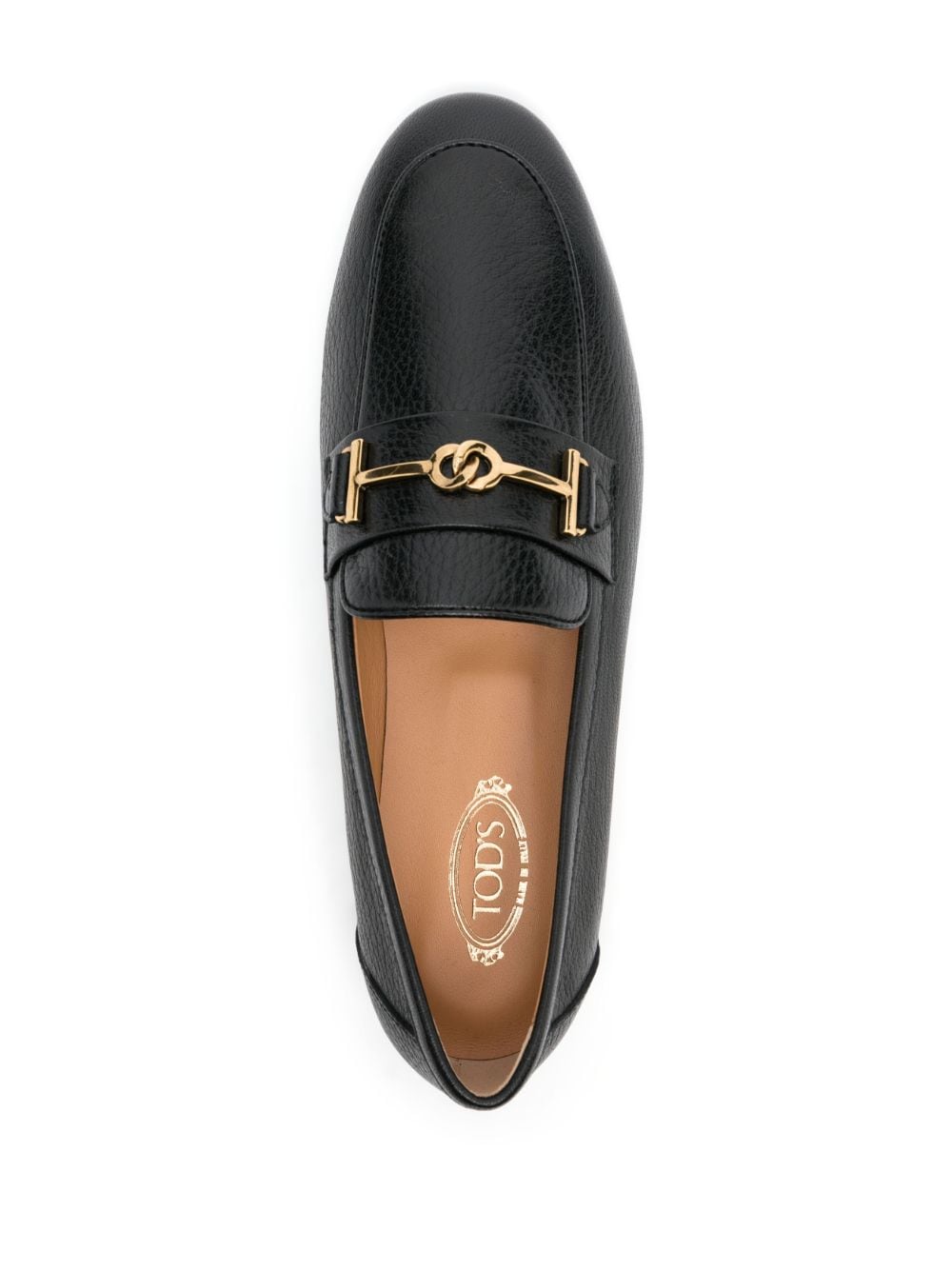 Tods Flat Shoes Black Calf Leather