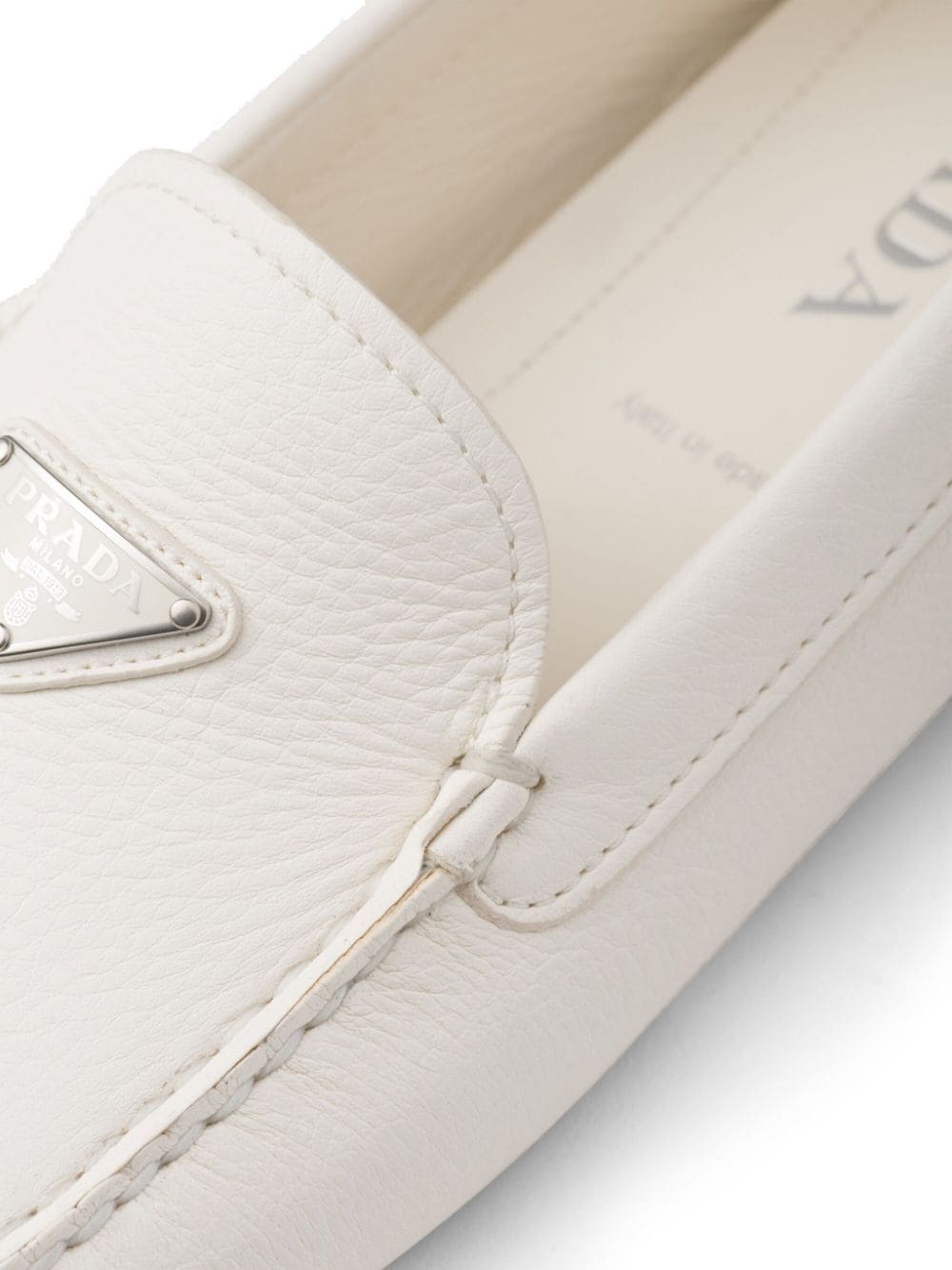 Prada Flat Shoes White