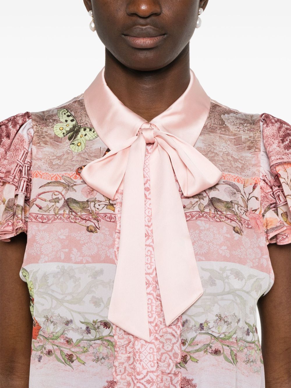 Alice + Olivia Top Powder Polyester