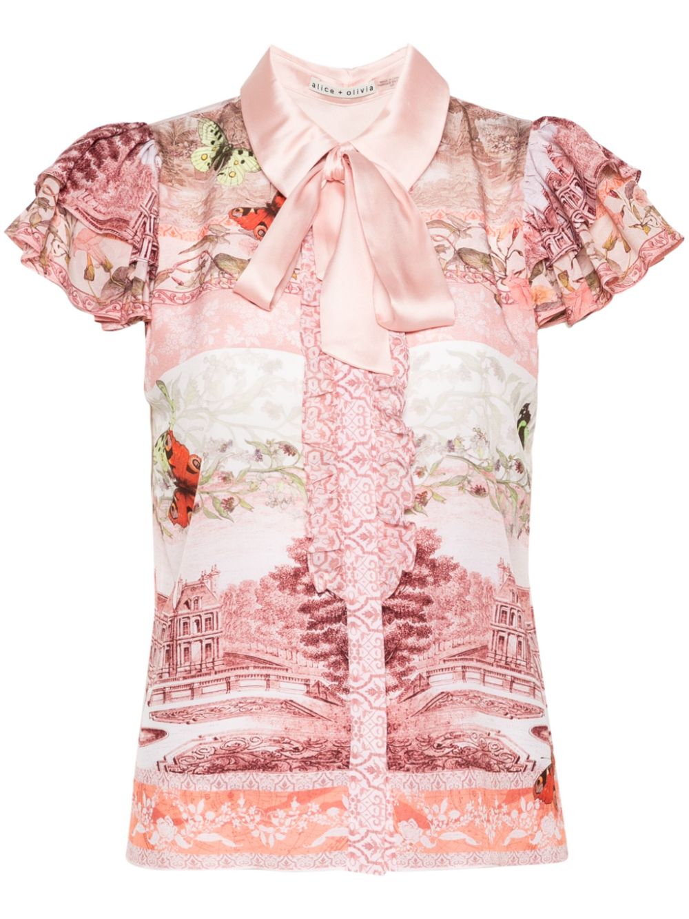 Alice + Olivia Top Powder Polyester