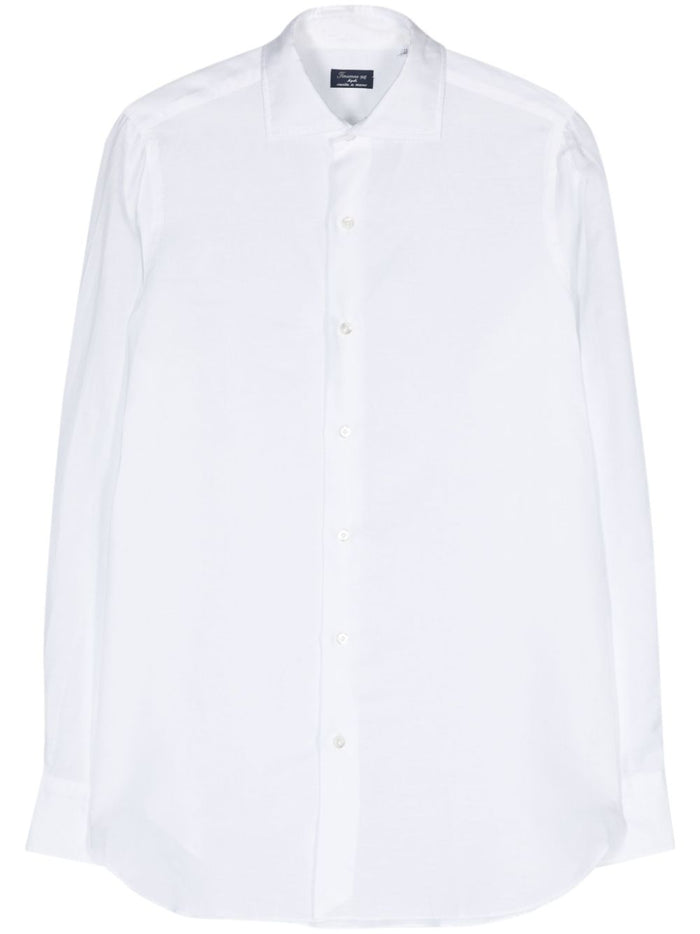 FINAMORE 1925 NAPOLI Shirts White Cotton
