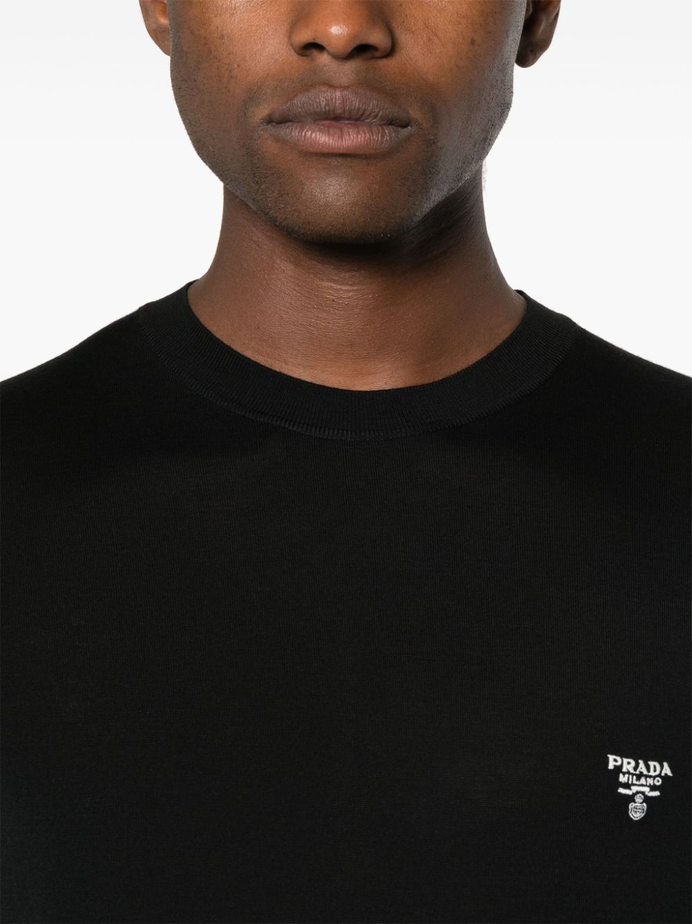 Prada Sweaters Black Wool