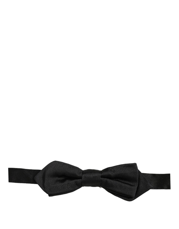 Dolce & Gabbana 100% Silk bow tie in black
