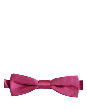 Dolce & Gabbana 100% Silk bow tie in pink