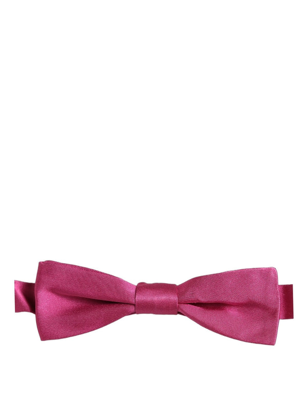 Dolce & Gabbana 100% Silk bow tie in pink