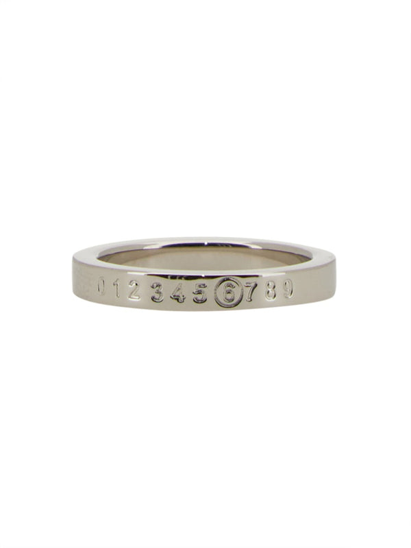 Ring With Logo, Silver Body: Brass Rings