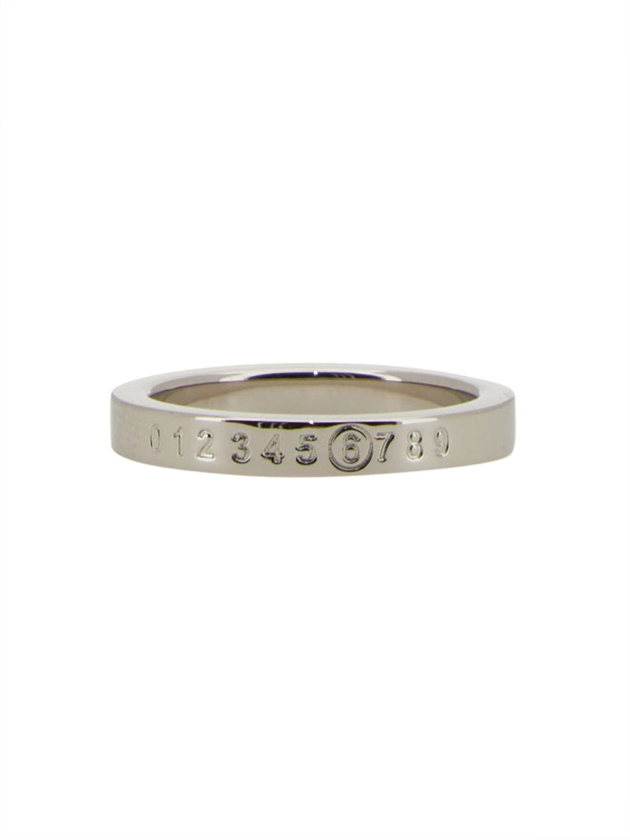 Ring With Logo, Silver Body: Brass Rings