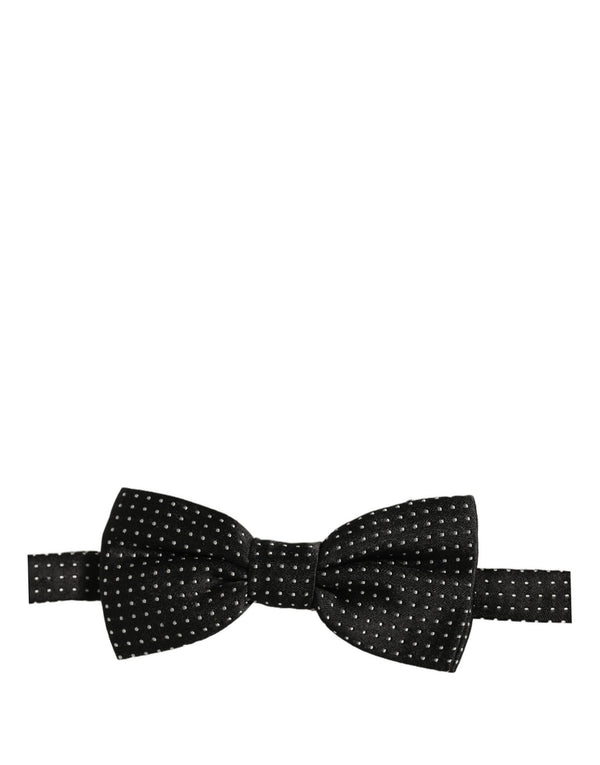 Dolce & Gabbana 100% Silk bow tie in black
