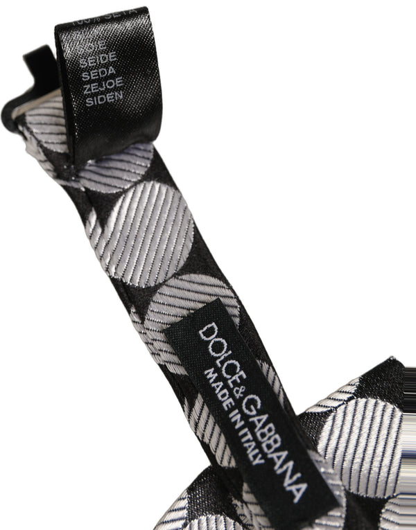 Dolce & Gabbana 100% Silk bow tie in black