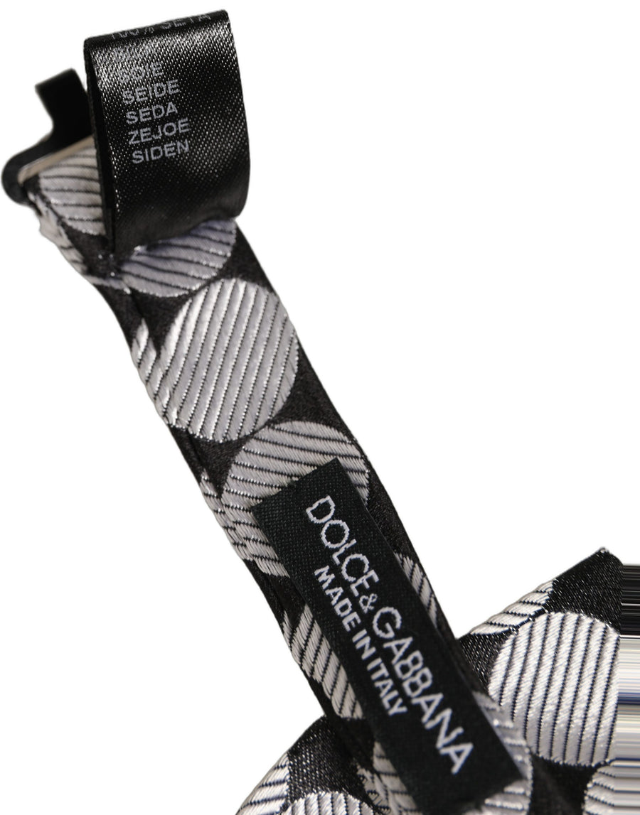 Dolce & Gabbana 100% Silk bow tie in black
