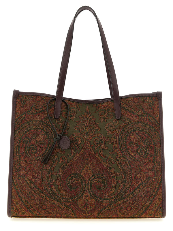 Etro 63% Polyester tote bag in multicolor