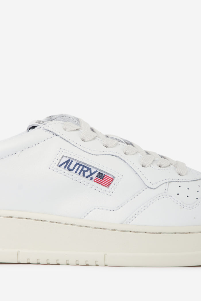 01 LOW Sneakers White Leather Scarpe
