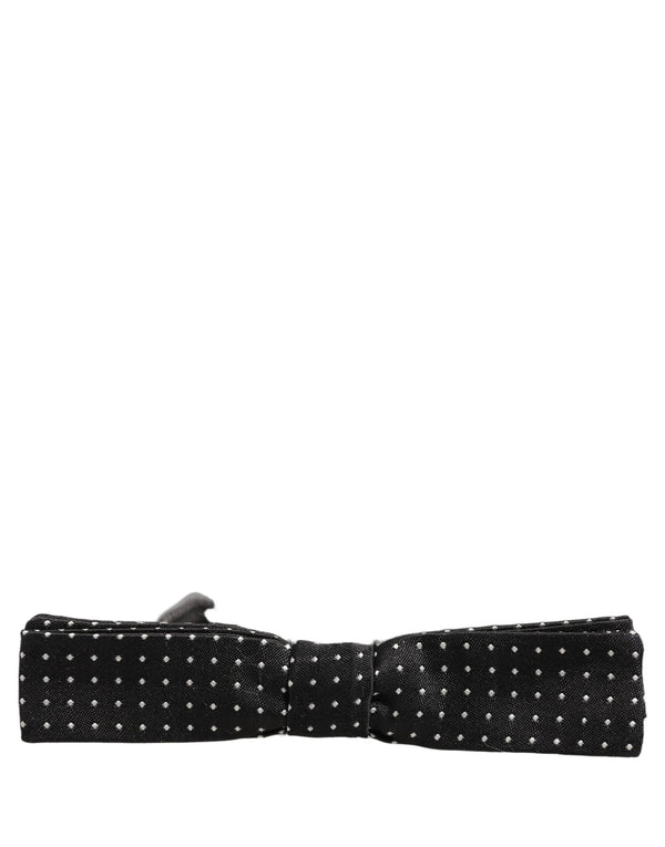 Dolce & Gabbana 100% Silk bow tie in black