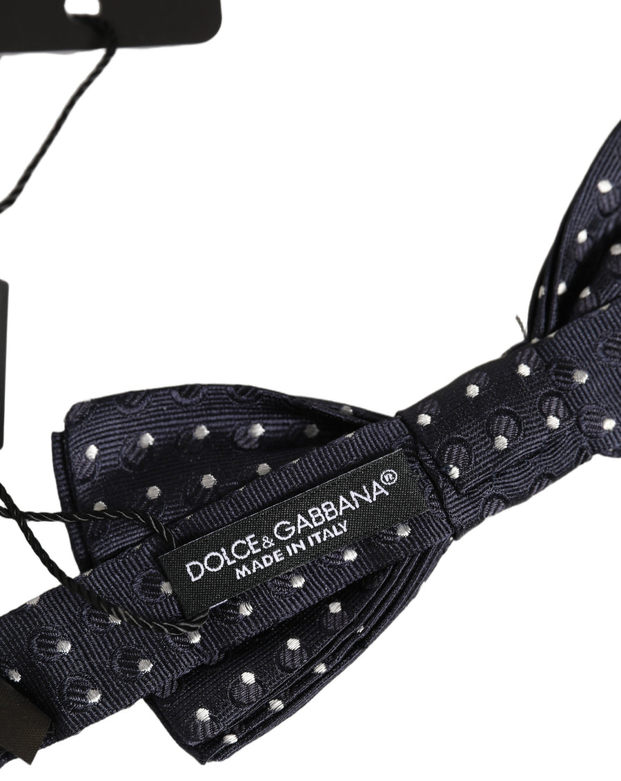 Dolce & Gabbana 100% Silk bow tie in black