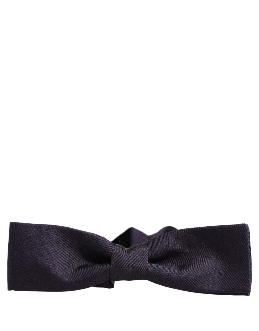 Dolce & Gabbana 100% Silk bow tie in purple
