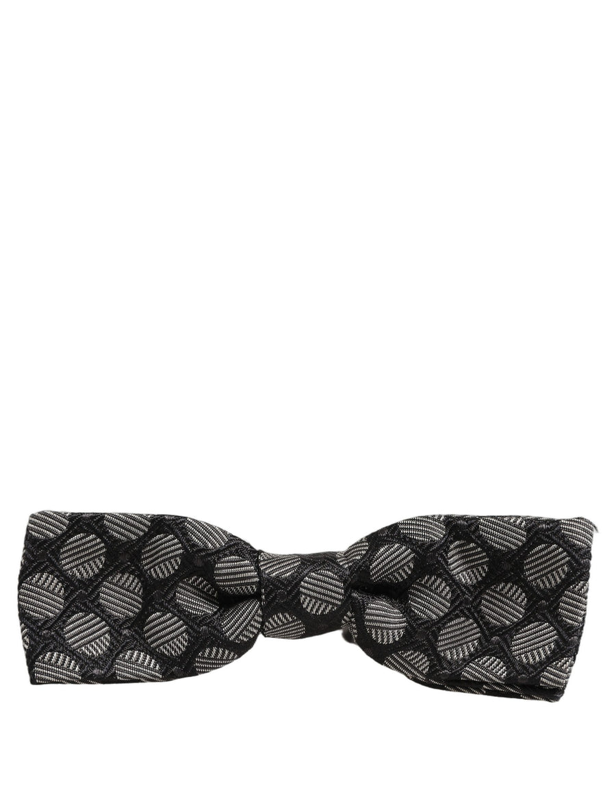 Dolce & Gabbana 100% Silk bow tie in black
