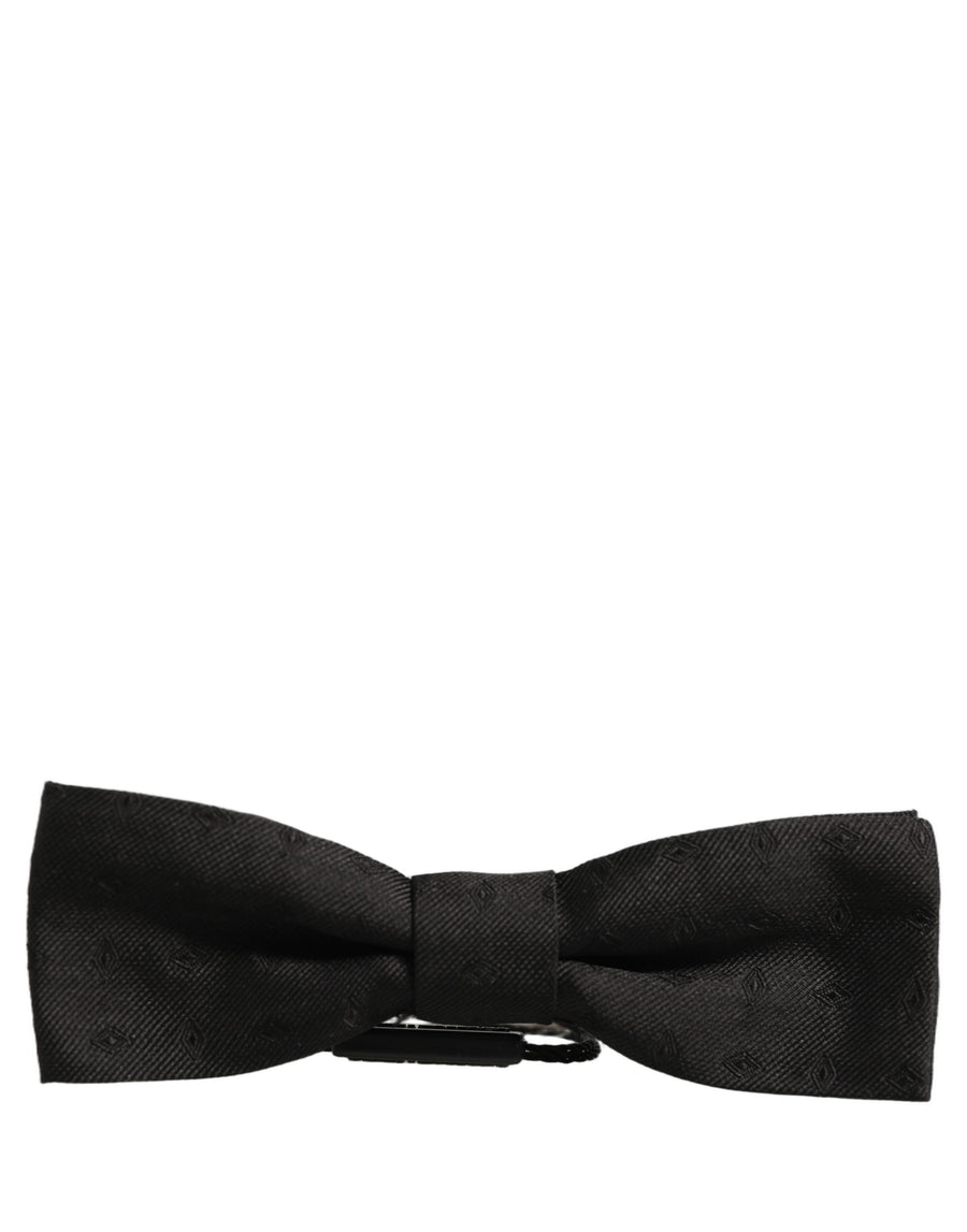 Dolce & Gabbana 100% Silk bow tie in black