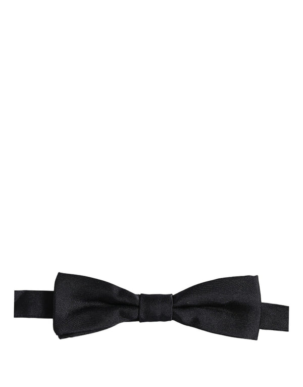 Dolce & Gabbana 100% Silk bow tie in black