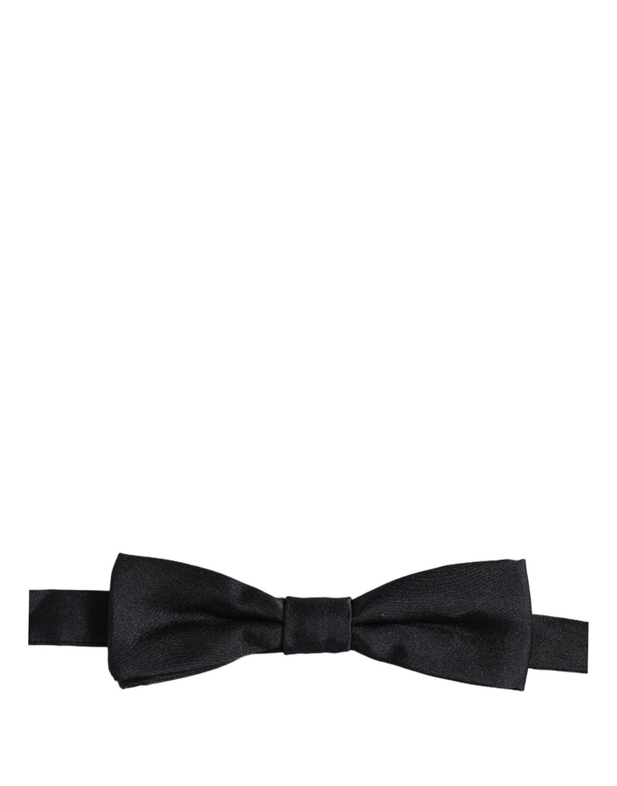 Dolce & Gabbana 100% Silk bow tie in black