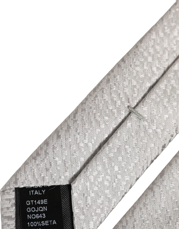 Dolce & Gabbana 100% Silk necktie in gray
